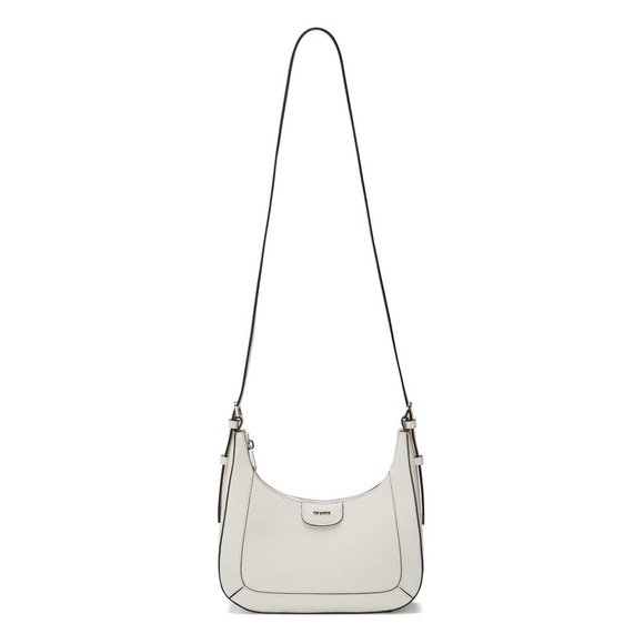 ORYANY White Leather Shoulder Bag Crossbody Hobo Baguette Purse New - Picture 5 of 5